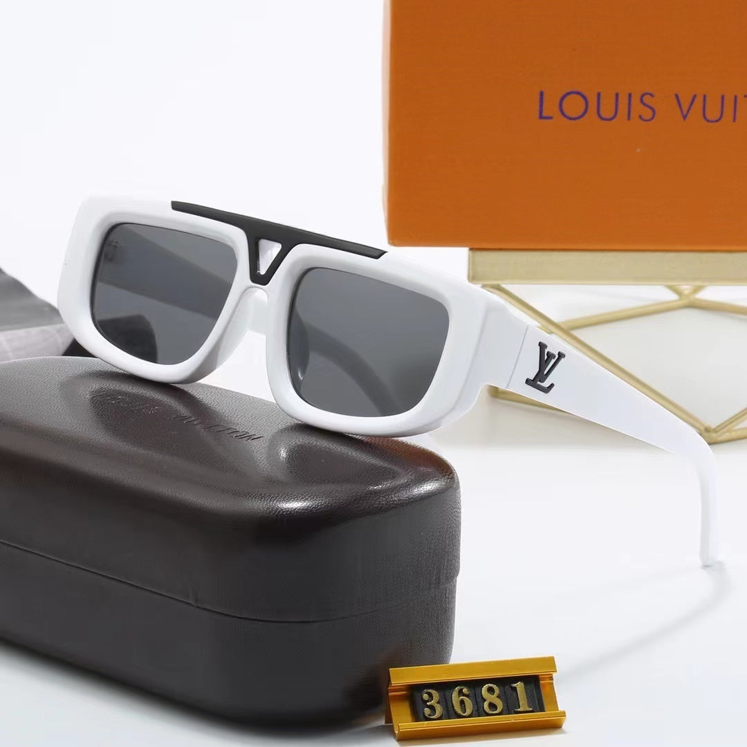 Louis vuitton Vintage Aviator Bold Oversized Sunglasses (Model 3681) Aviator