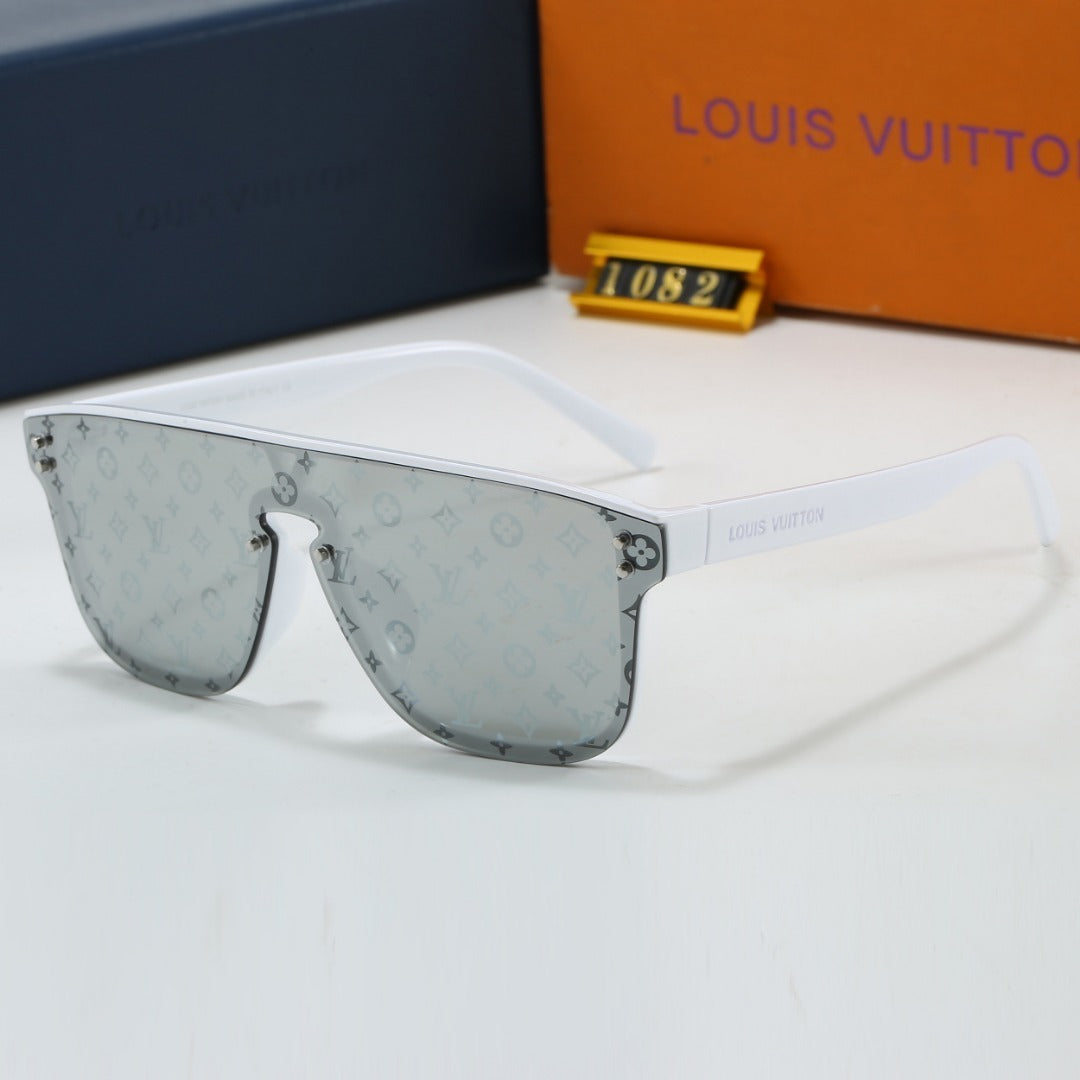Louis vuitton Riveted Printed Oversized Sunglasses Aviator
