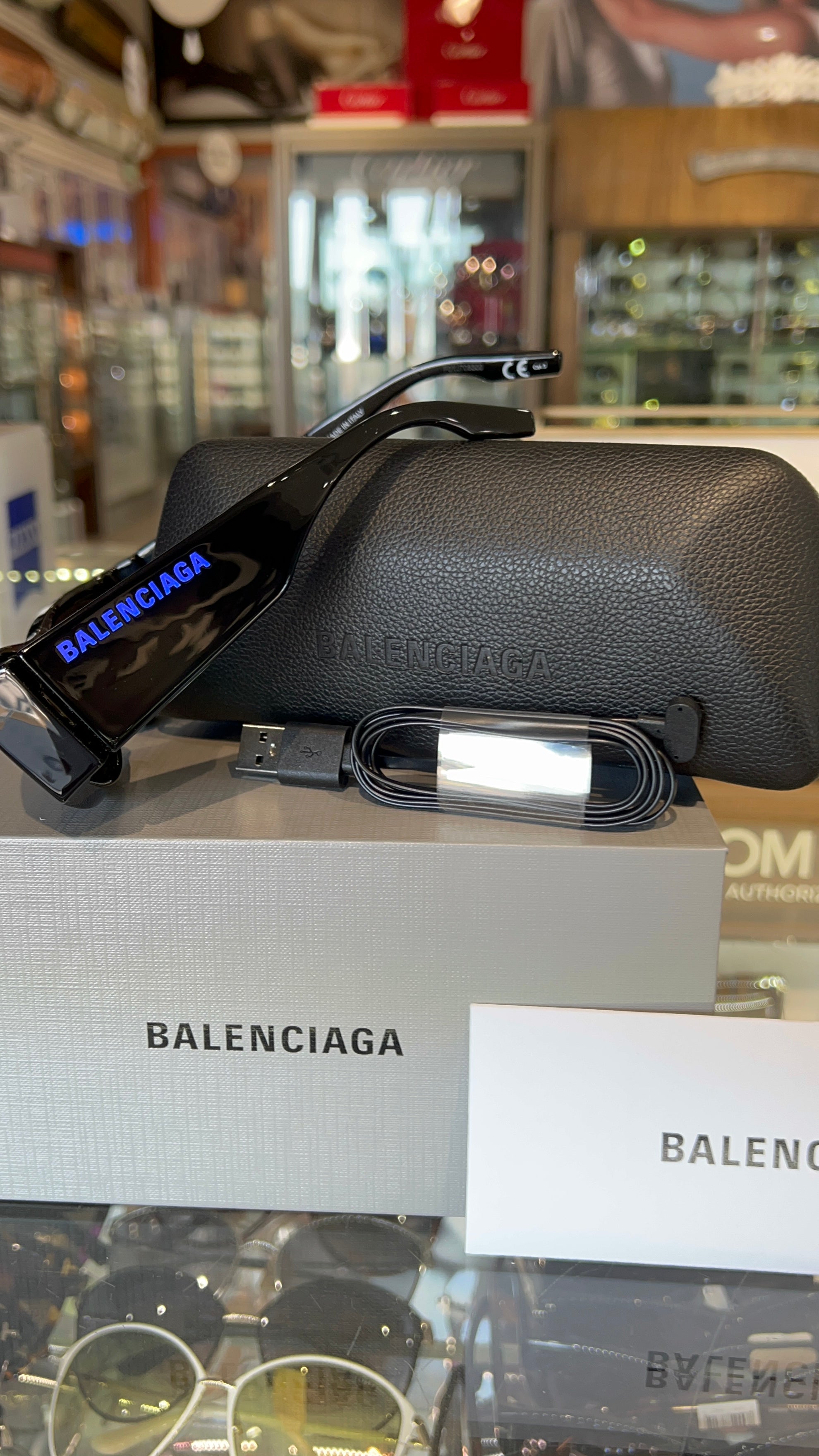 Balenciaga - BB0100S LED Sunglasses (001) Mixed