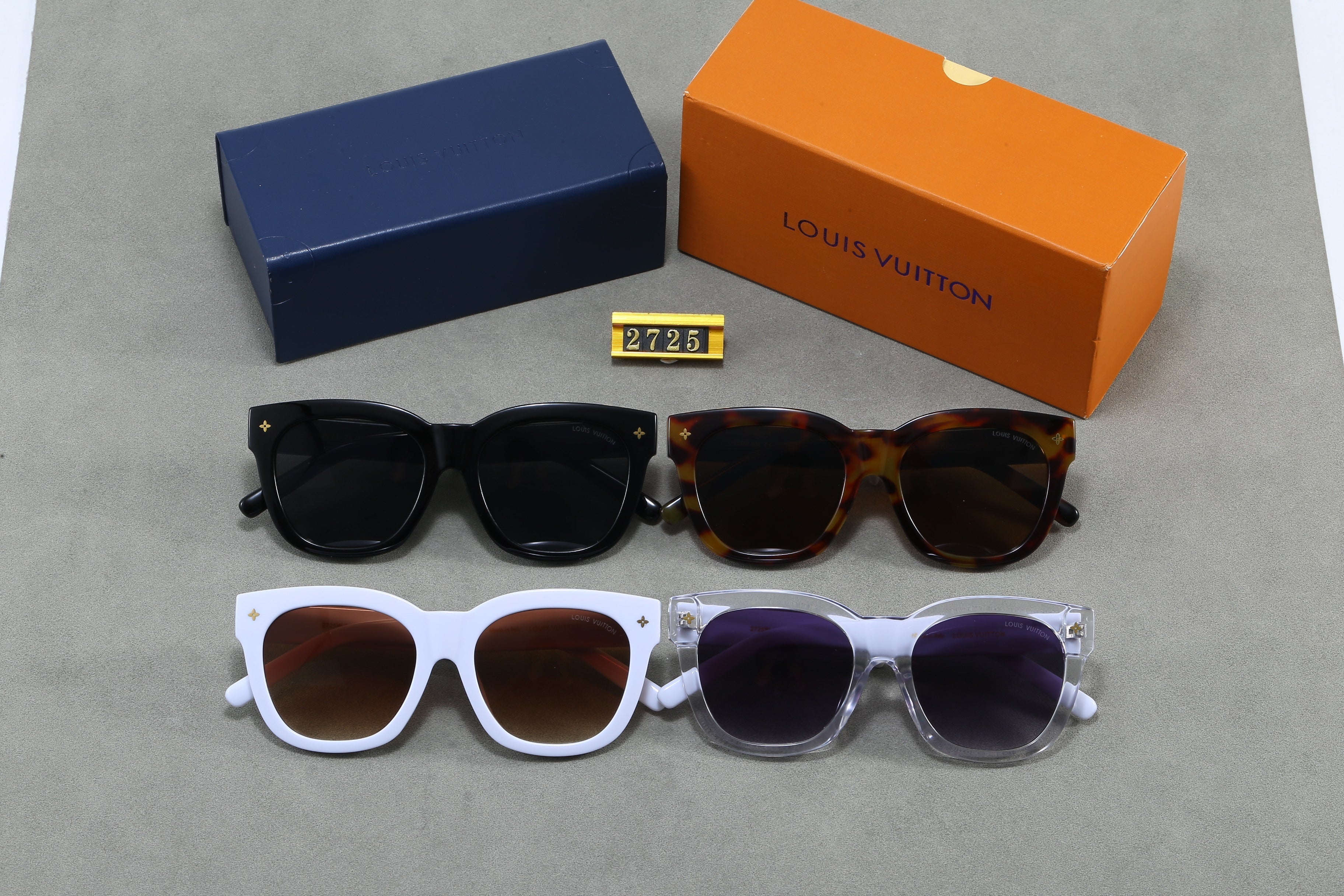Louis vuitton New European and American style thick-rimmed high-end sunglasses 2725 Cat-Eye