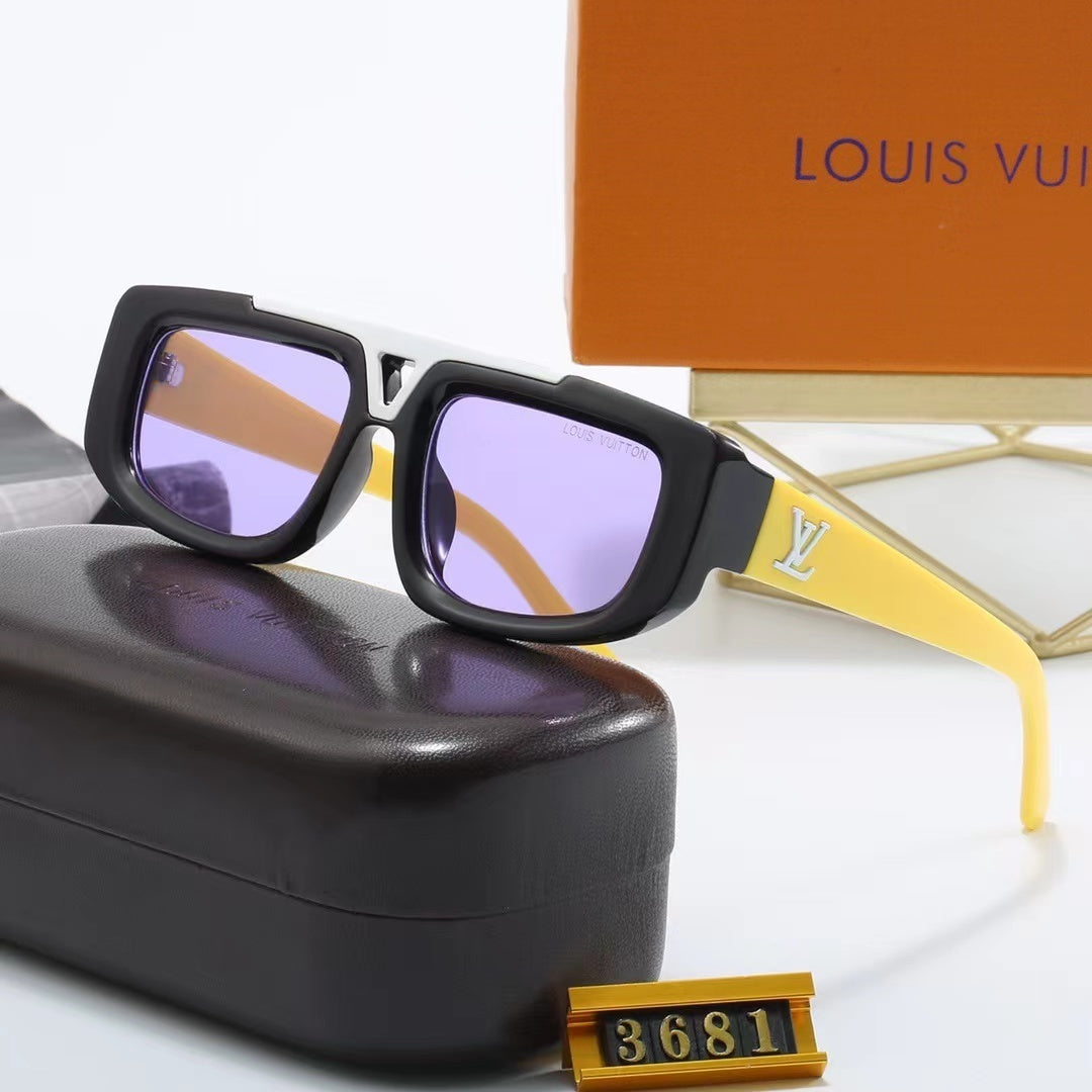 Louis vuitton Vintage Aviator Bold Oversized Sunglasses (Model 3681) Aviator