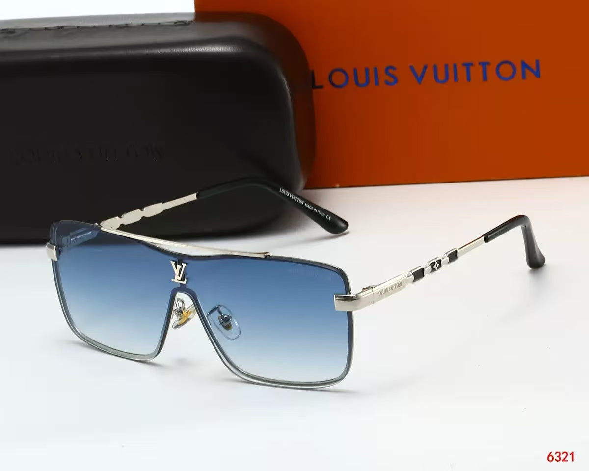 Louis vuitton Stylish oversized travel and vacation sunglasses 6321 Square
