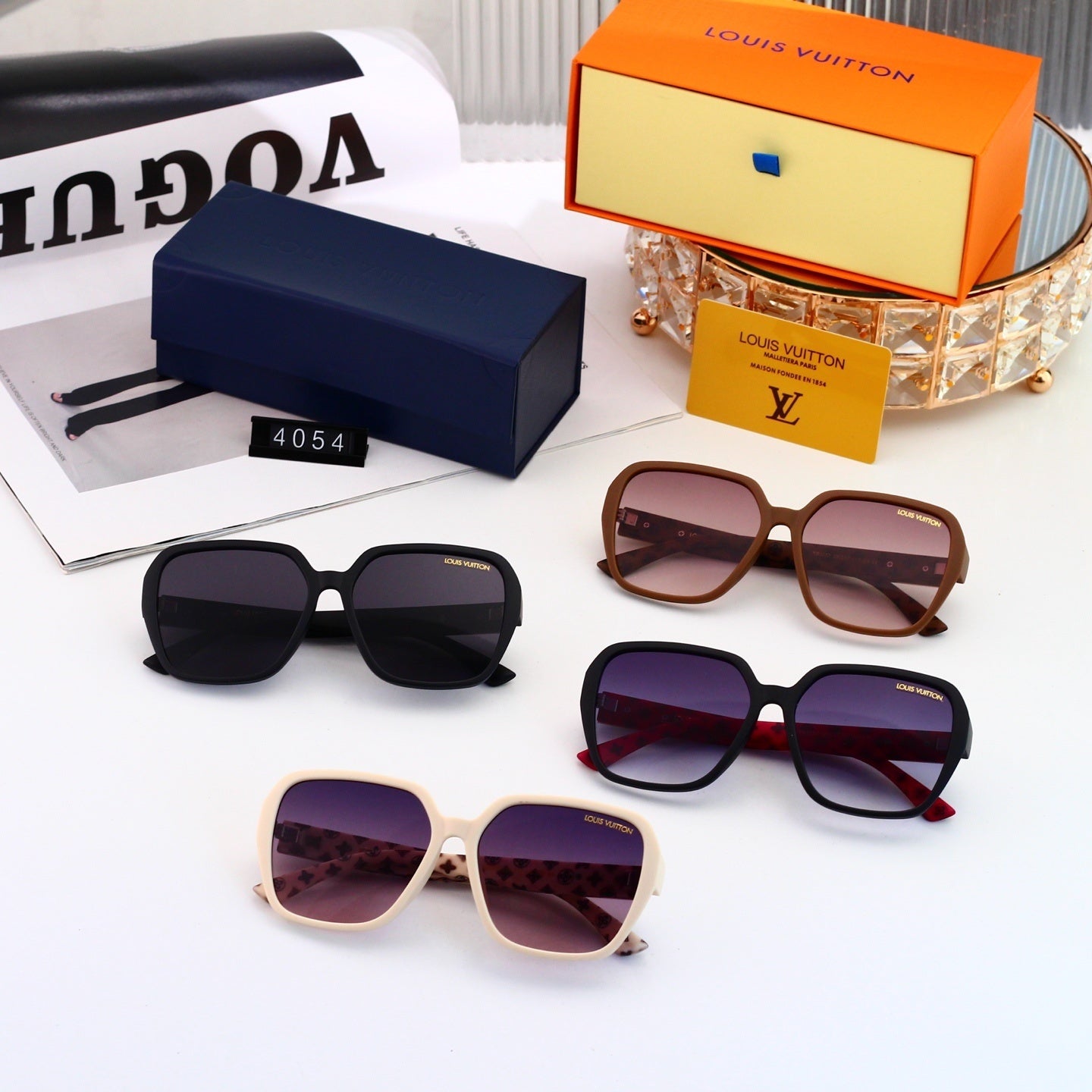 Louis vuitton Monogram Temples Oversized Sunglasses 4054 Butterfly